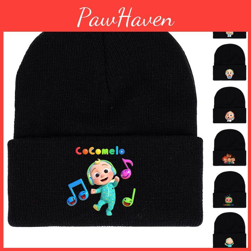 Шапка-бини Jj Вязаная шапка С принтом Боне Детская теплая шапка Хип-хоп Косплей