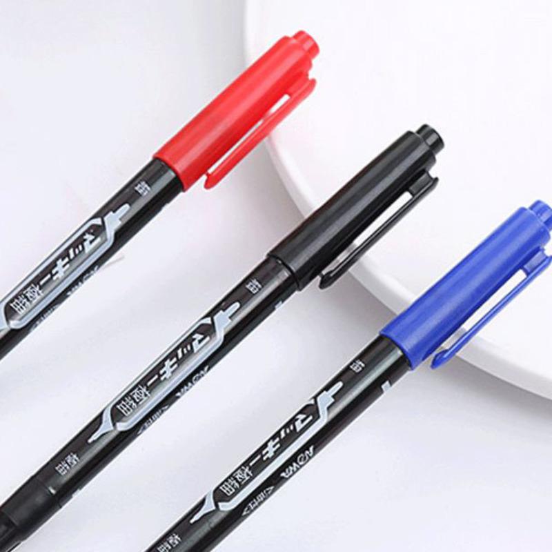 1 шт., двусторонний канцелярский маркер