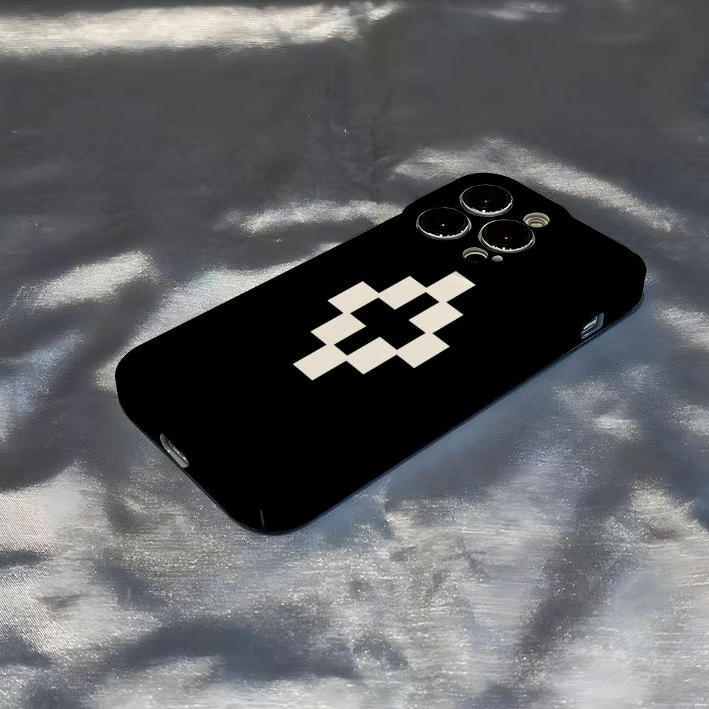 M-MARCELO B-BURLON Phone Case For IPhone 17 Air 16 15 14 13 12 11 Pro Max 16 Plus Glossy Bumper Cover