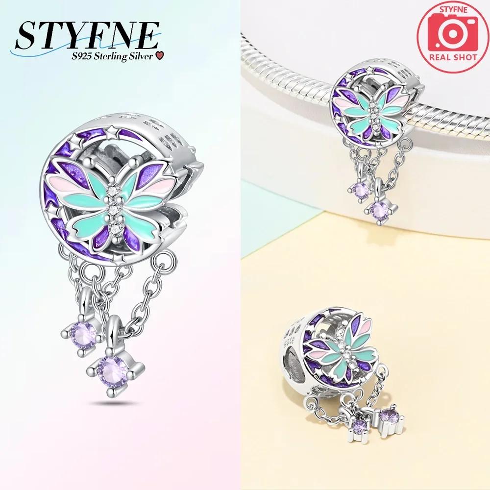 Charms Copper Original Floral Umbrella Four Leaf Clover Moon Butterfly Bracelets Beads Fit Women Diy Fine Jewelry Gifts