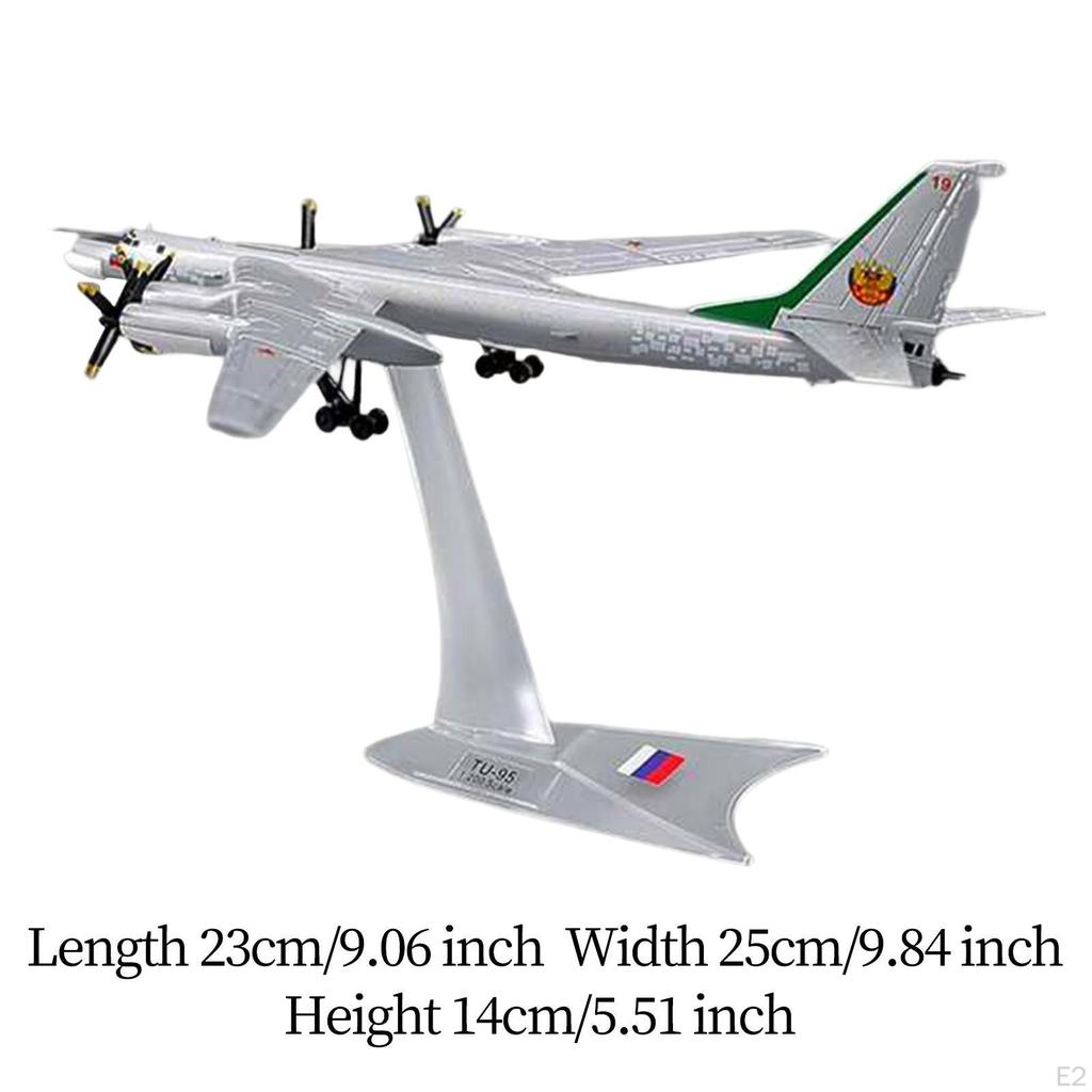 1/200 Туполев Ту-95 Стратегический бомбардировщик Модель самолета Многофункциональный настольный