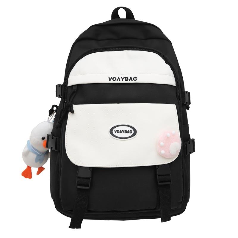 Цветной контрастный студенческий школьный рюкзак в студенческом стиле, женский рюкзак большой вместимости, школьный рюкзак для младших школьников