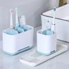 Держатель зубной щетки для ванной комнаты, многофункциональный отсек, сливной стеллаж для хранения, органайзер для косметических туалетных принадлежностей
