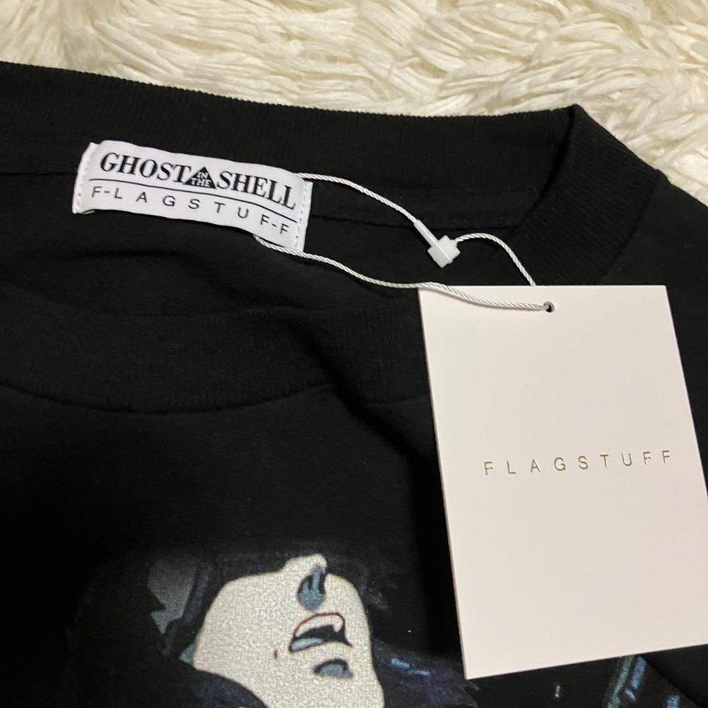 [Б/У] Флагстафф Призрак в доспехах двухсторонняя печать длинная футболка