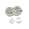 1Pc Seagull Boat Anchor Rudder Mould Silicone Mold Fondant Cake Decorating Tool Gumpaste Sugarcraft Chocolate Baking Accessories