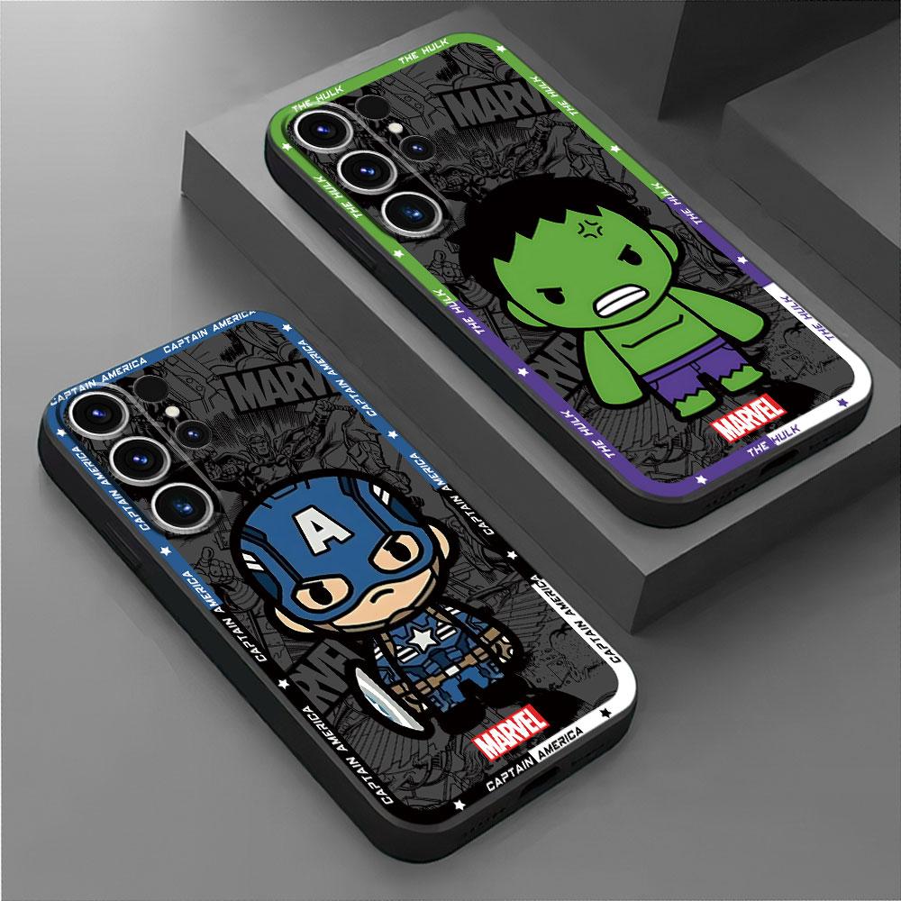 Чехол для телефона Samsung Galaxy S24 S22 Plus S23 S8 S9 S10e S20 FE S21 Ultra 5G S10 Marvel Spider Man Venom Черный Мягкий