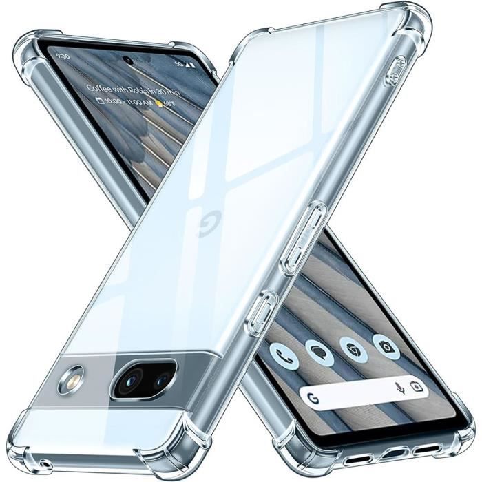 Coque de protection - E.F.CONNECTION - Google Pixel 7a - Silicone - Antichoc - Transparent