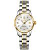 JINSHIDUN Brand Watch Heart Steel Automatic Mechanical Single Calendar Luminous Waterproof Women's Watch Women's Watch