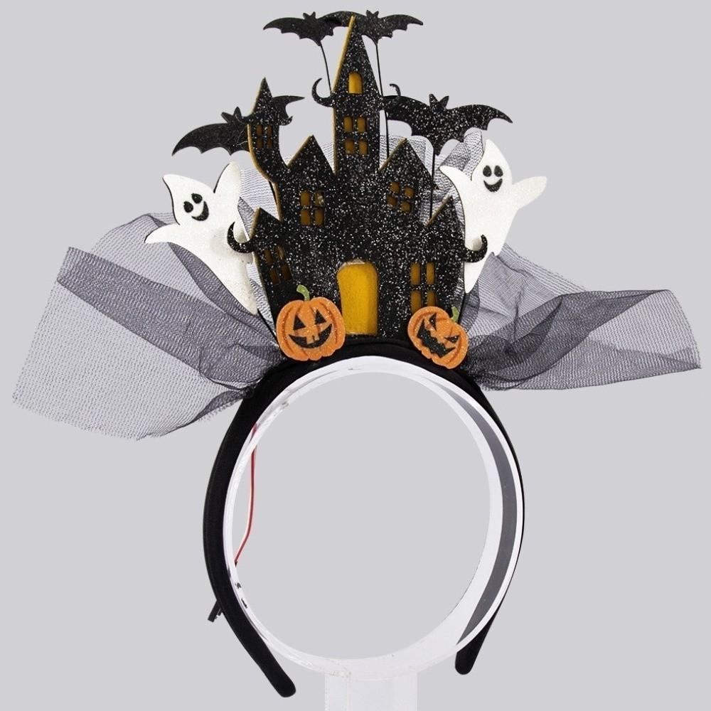 Castle Halloween Hair Hoop White Ghost Ghost Hairband Funny Halloween Headband Photography Props