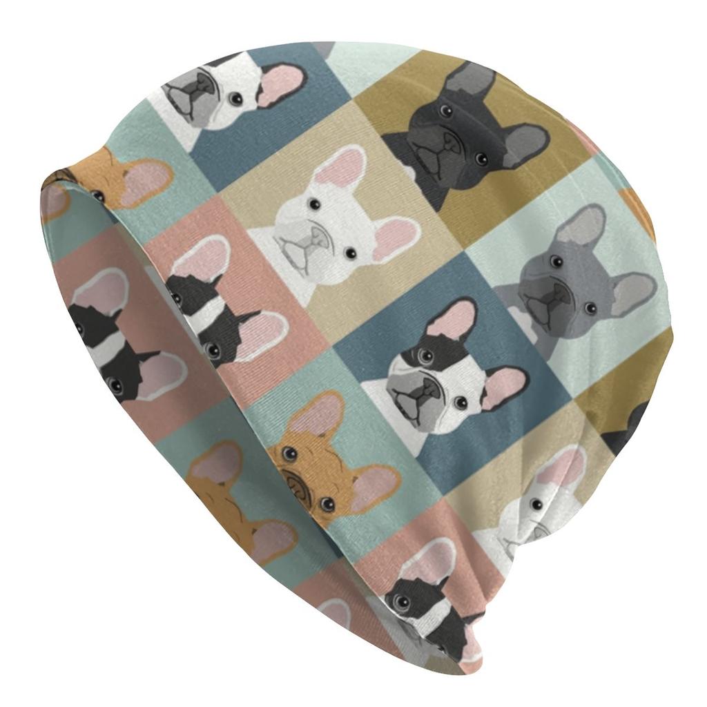 Семья Frenchie, французский бульдог, шапочка для любителей собак, вязаная шапка унисекс, женская теплая зимняя шапка в стиле хип-хоп Skullies, шапка для лыж
