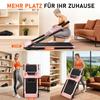 Tapis de course - NETTLIFE - 1–14 km/h - Inclinaison réglable - Éclairage LED - Usage bureau &amp; domicile