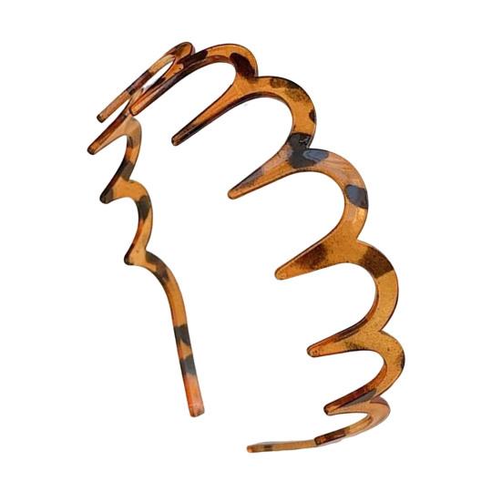 2Pcs Hair Hoop Large Wave Shape Plastic Hair Comb M-Shaped Comfortable Non-Slip