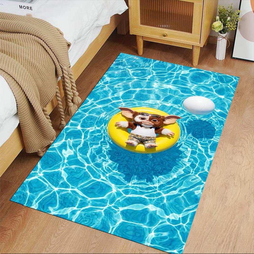 Gremlins Floor Mat Perfect for Playrooms Dormitory Dining Room Hallway Antislip Carpet Anime Office Decor Perfect Birthday/Christmas Gift Idea
