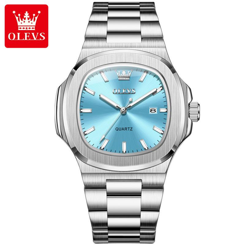 Luxury Man Watch Sports Waterproof Luminous Date Men Wristwatch High Quality Square Dial Quartz Men's Watches