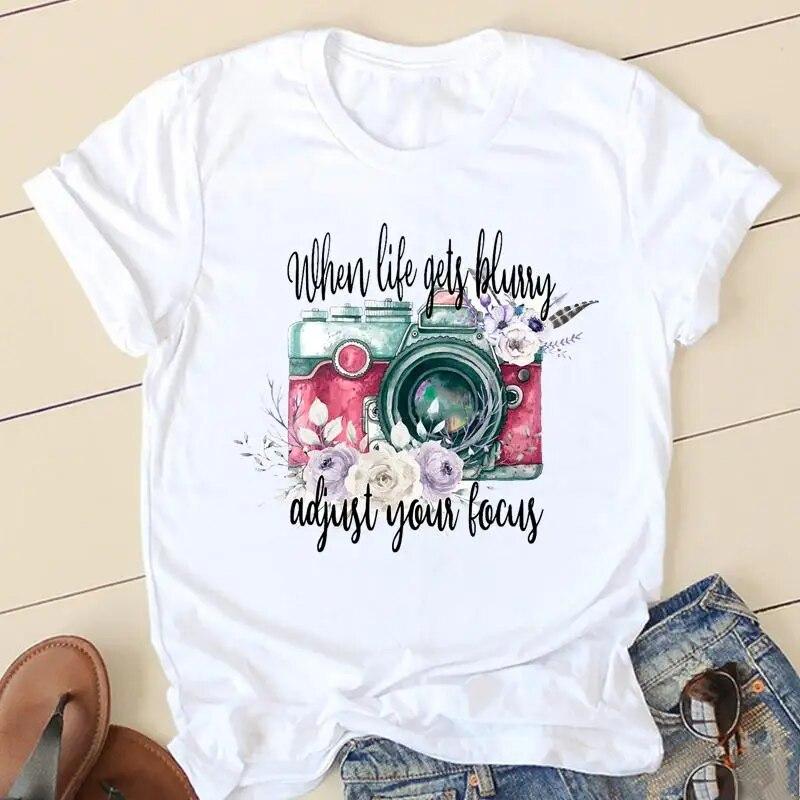 Women Avocado Love Sweet 90s Short Sleeve Graphic Tee T-shirts Female Ladies Fashion Casual Clothing Summer Tshirt Clothes