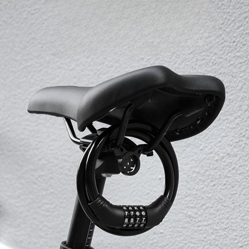 1Pc Bicycle Four-digit Combination Lock Mountain Bike Portable Anti-theft Color Lock Dead Fly Bicycle Riding Equipment