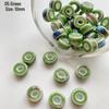 High-Temp Ceramic Glazed Round Spacer Beads for DIY Jewelry