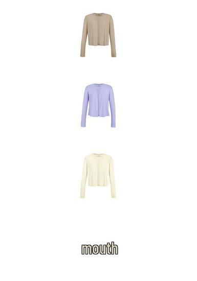 Versatile Thin Long Sleeve Sun Protection Cardigan – Available in Apricot, White, Khaki, Black, Purple, and Gray