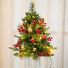 2025 Sahara Pine Flocking Snow Half-Round Mushroom Courtyard Christmas Tree Set