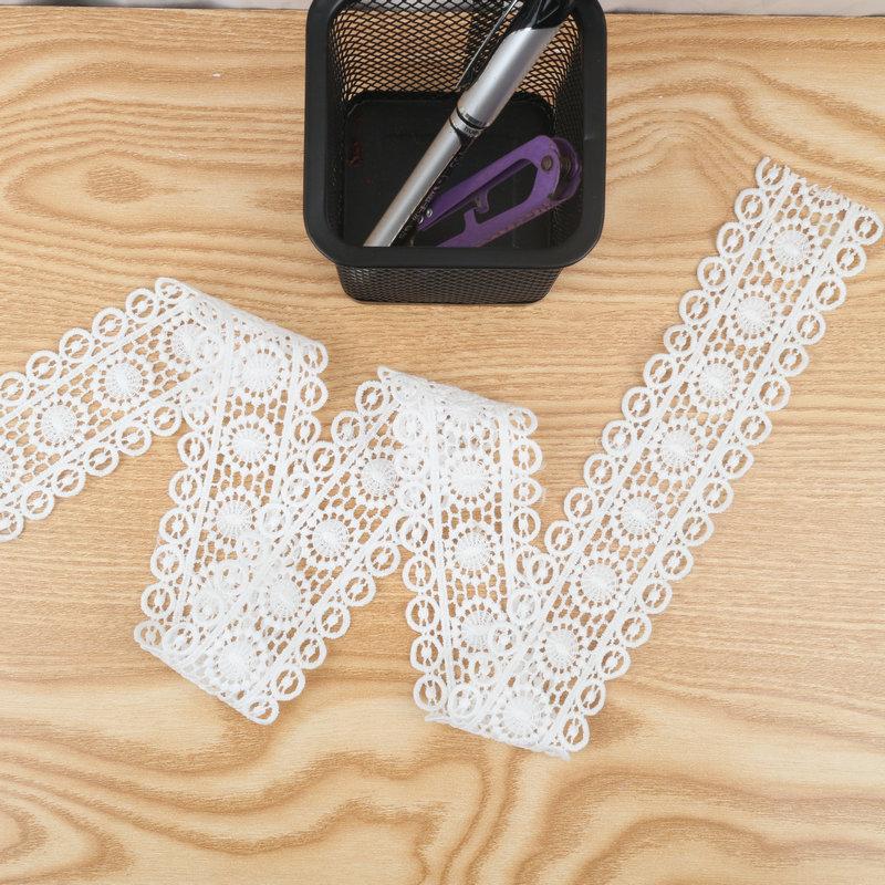 New Milk Silk Lace, Water-Soluble Embroidery Lace Accessories Diy Clothes Shoes Bags Curtains Decoration Handmade