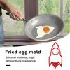 Rocket Fried Egg Mold Food Grade Silicone Non-stick DIY Pancake Frying Egg Shaper Ring Kitchen Breakfast Cooking Tool