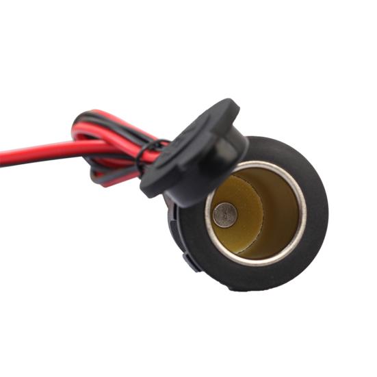 Автомобильный зарядный кабель для прикуривателя 12 В, гнездовой разъем, адаптер