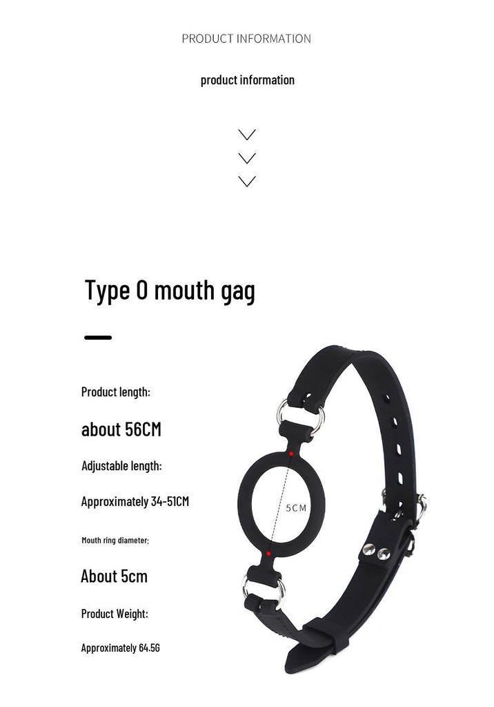 Силиконовый O-образный кляп для BDSM, Игры с рабынями, Глубокое глотание, Прикусывание губ, Взрослый шаровой кляп.