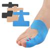 10 шт./компл. предварительно вырезанный эластичный защитный пластырь для большого пальца ноги с противоизносным внутримышечным эффектом, фиксирующий выворот большого пальца ноги, спортивная бандажная лента