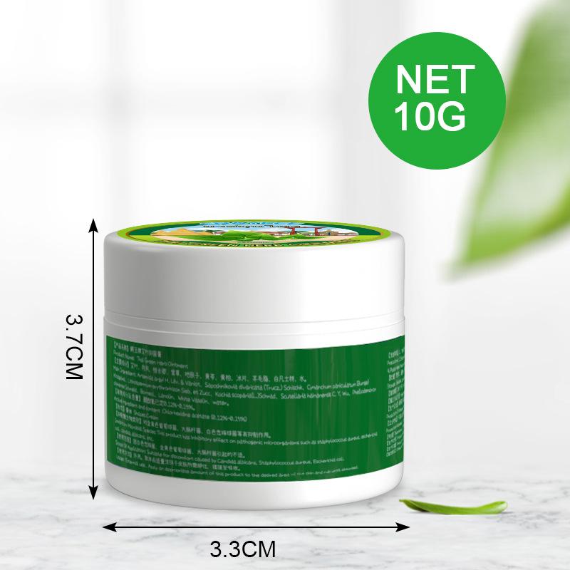 Thai Green Herbal Ointment for Cold and Headache, Analgesic Ointment, Refreshing and Refreshing, Cold, Headache, Dizziness, Tiger Balm