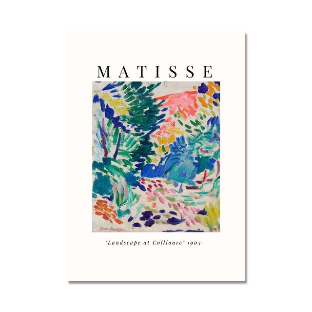 Винтажный красочный постер Matisse La Music с котом и золотой рыбкой для гостиной, картина маслом, настенное искусство для дома