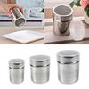 1Pcs Flour Salt Sifter Icing Sugar Stainless Steel Mesh Shaker Dredger Cocoa Chocolate Powder Shaker