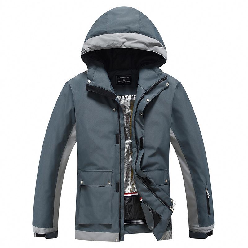 Лыжные куртки для мужчин и женщин, уличная ветрозащитная водонепроницаемая куртка для сноубординга, дышащая теплая лыжная куртка с множеством карманов, зимнее пальто с капюшоном унисекс