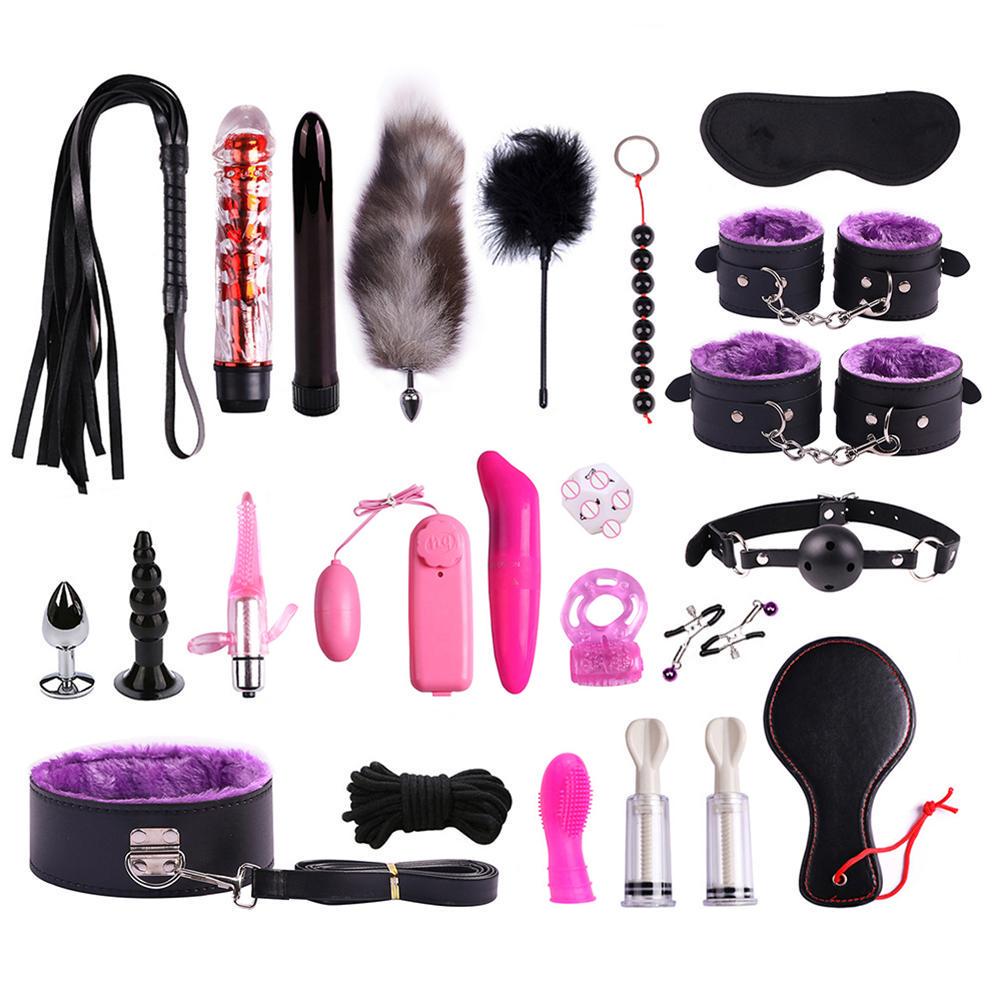SM Kit 23 шт. Плюшевый комплект из искусственной кожи. Сексуальный игрушечный костюм. Специальный набор переплетов.