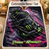 Фланелевое одеялоMonster Energy Текст с индивидуальным именем Персонализированное Мягкое Теплое Плед для дома Декор Подарок