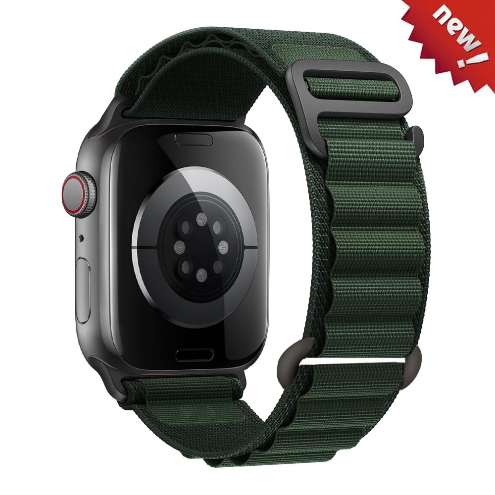 For Apple watch Ultra2 band 49mm 40mm 44mm 45mm 46mm 42mm 41mm Alpine loop Correas bracelet iwatch series 9 7 8 se 3 10 11 Strap