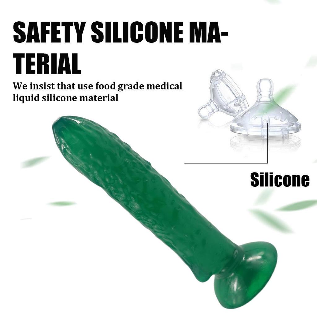 Огуречные дилдо для женщин и мужчин, анальная пробка, массажер простаты, женский мастурбатор, секс-игрушки