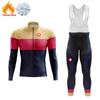 Winter Fleece Ciclismo Cycling Jersey Ropa Bicicleta Hombre Mtb Bekleidung Herren Fietskleding Heren   Winter Warm Cycling Clothing Set