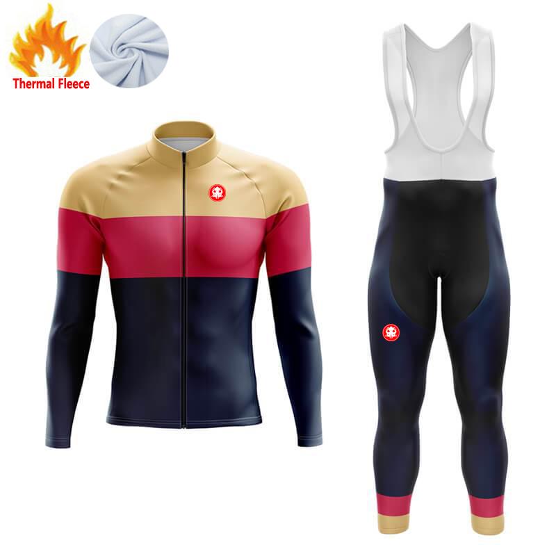Winter Thermal Fleece Maillot Ciclismo Hombre Cycling Jersey Bicicleta De Ruta Mtb Wielerkleding Heren