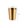 Stainless Steel Beer Mug Coffee Tea Wine Milk Tumbler Portable Travel Office Water Cup Drinkware Kitchen Drinking Mug Bar Supply