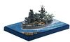 Fujimi Model Серия Chibimaru Fleet №. 14EX-1 Авианосец Чибимару Флот Хиюга (Включает предварительно окрашенную подставку для демонстрации) приблизительно. 11 см Длина Немасштабный