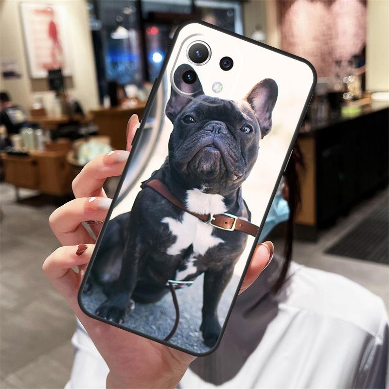 Чехол для телефона Xiaomi 17 Pro Max 14 15 Ultra 13T 14T 15T Pro POCO X7 Pro X3 X5 X6 F5 F6 F7 с рисунком французского бульдога и мопса
