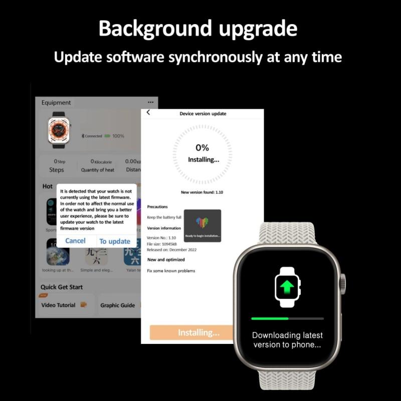 Rainbuvvy HK9 Pro Браслет Смарт-часы 2,02 дюйма OLED 410x494 LC11S BT 5.1 IP67 Водонепроницаемый Поддержка Bluetooth Вызовы Отслеживание Шагов Мониторинг Сна