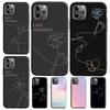 Чехол Love Yourself Flower Kpop для Honor Magic 7 Lite 5 6 8 Pro Honor 400 200 50 70 90 X8c X8a X8b X9a X9b X9c
