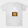 T Shirt Women Coffee Element Periodic Funny Design Art Gift For Harajuku Print Kawaii Tshirt Summer Short Sleeve Female T-Shirt Top Tee