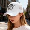 Summer Baseball Cap Mesh Breathable Visor Cap Fashion Snapback Hat  for Men Women