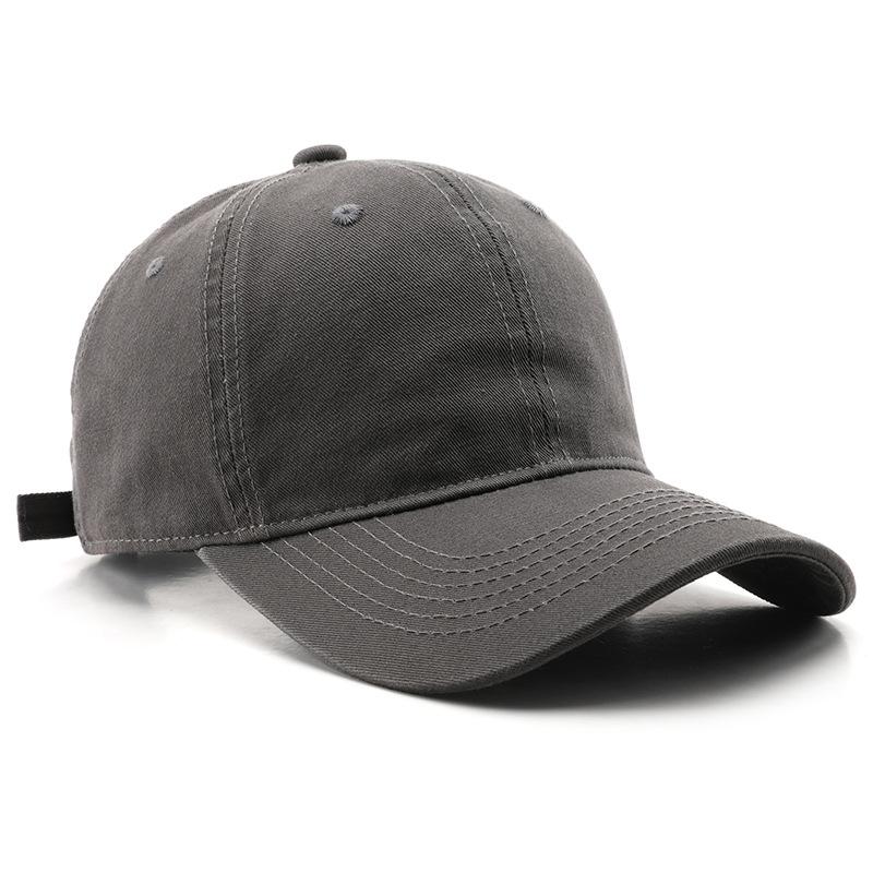 Solid Color Light Board Washed Cotton Baseball Cap Outdoor Sports Travel Sunscreen Shading Baseball Cap