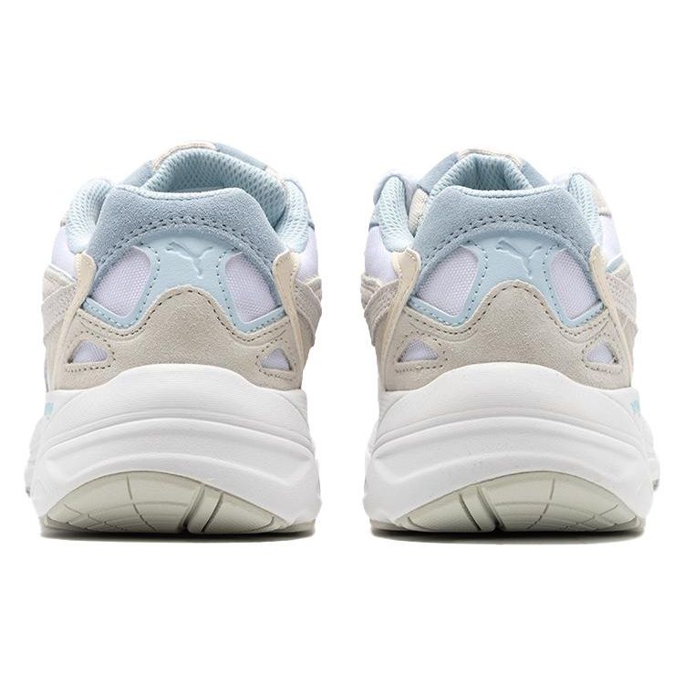 PUMA Teveris Nitro Unisex White Icy Blue Low Top Casual Sneakers 388774-26