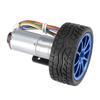 DC 12V Encoder Gear Motor 65mm Wheel Wheel Kit Motor Universal Geared Motor Kit  Robot Model