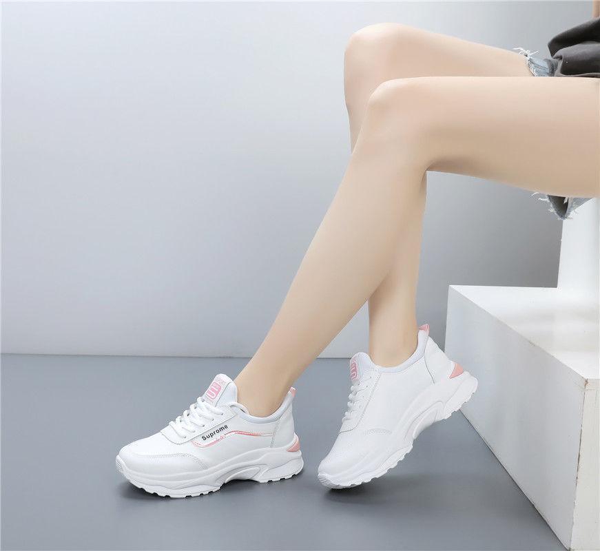 Sneakers women's sequins little white shoes women's 2020 spring and autumn breathable new Korean version of heightening travel shoes flat running sho
