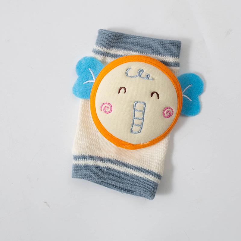 Дышащие наколенники с рисунком от падений для младенцев, малышей, мальчиков и девочек